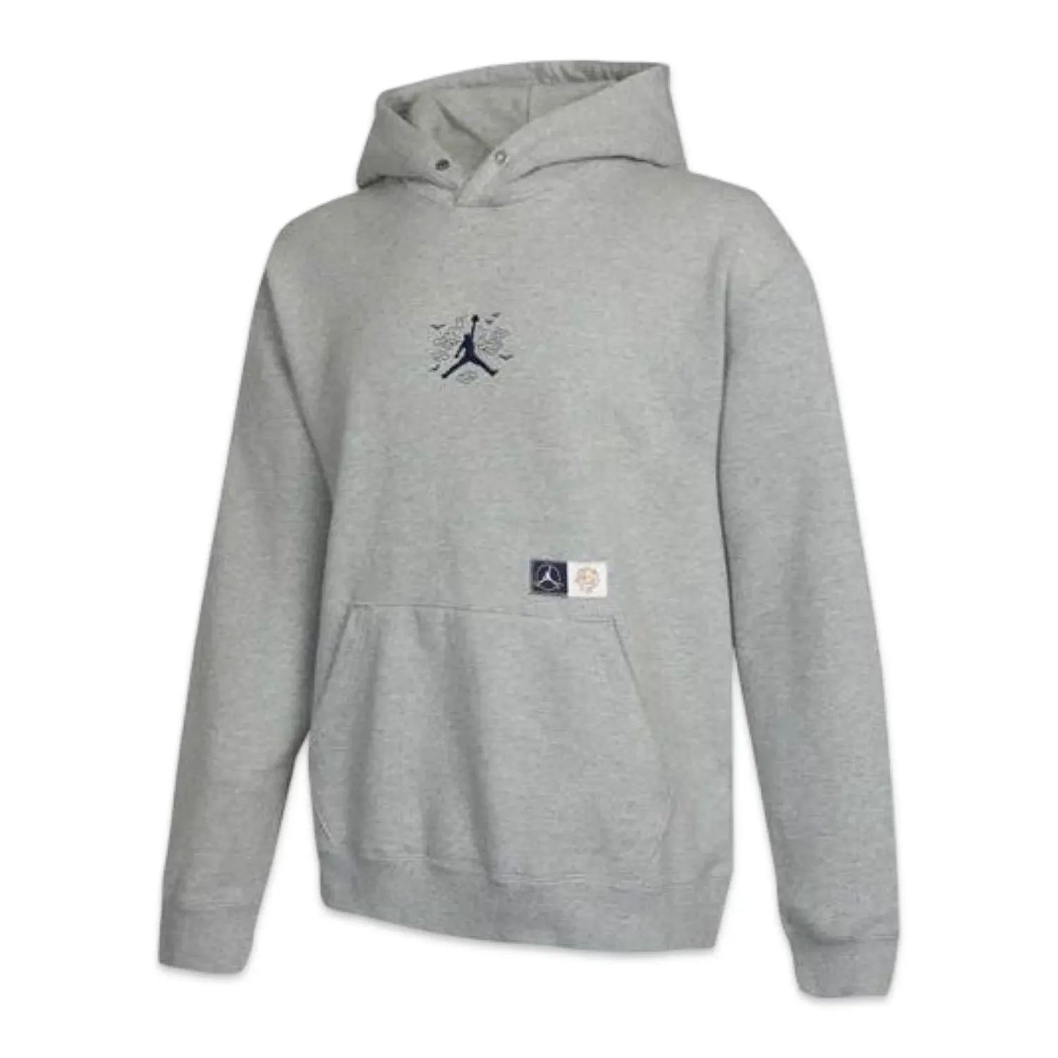 Air Jordan CNY New Year's Edition Embroidered Logo Sports Grey