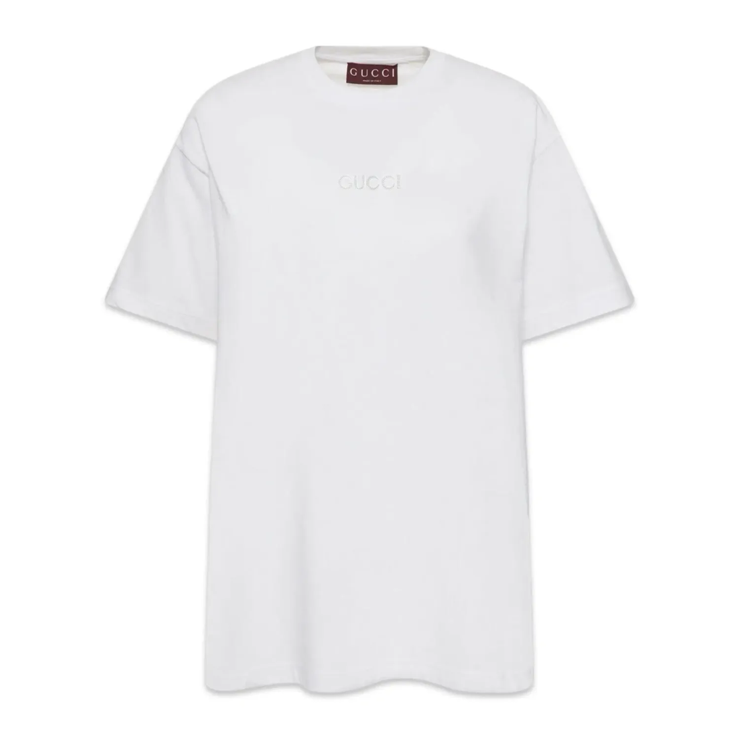 Gucci Cotton Jersey T-shirt with logo triple white