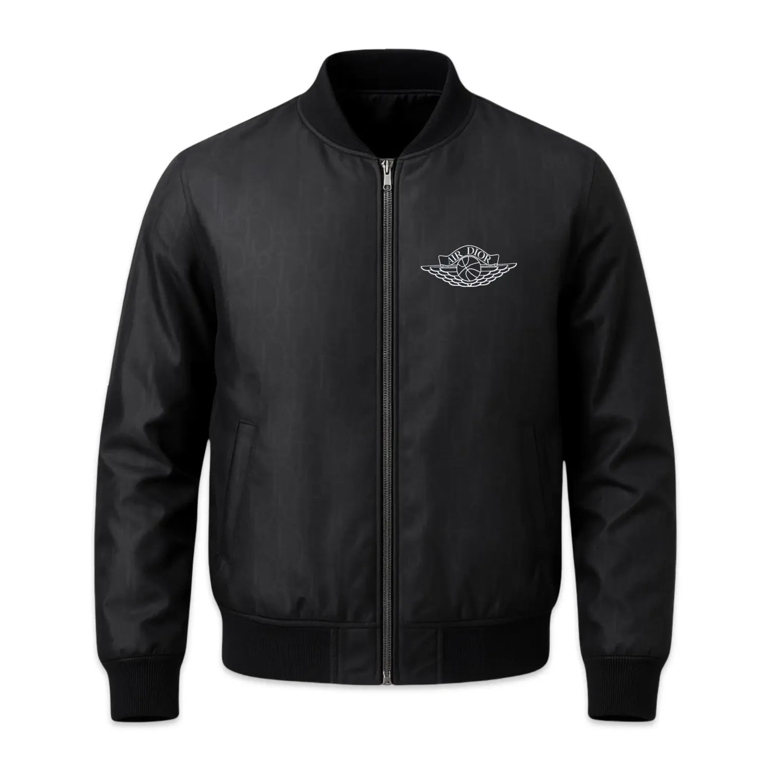 Air Dior Wings Logo Silk bomber jacket