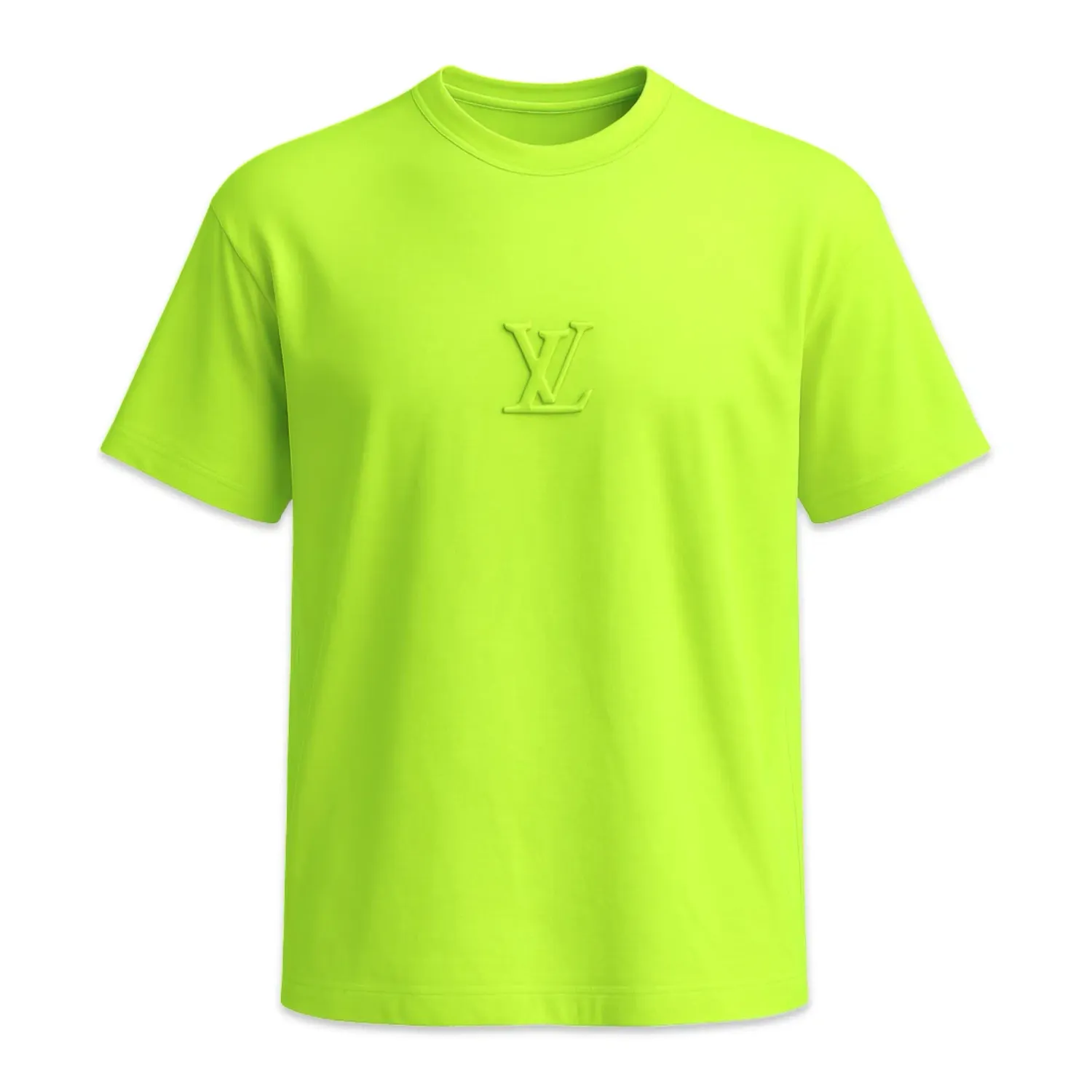 Louis Vuitton Embossed LV T-Shirt Green
