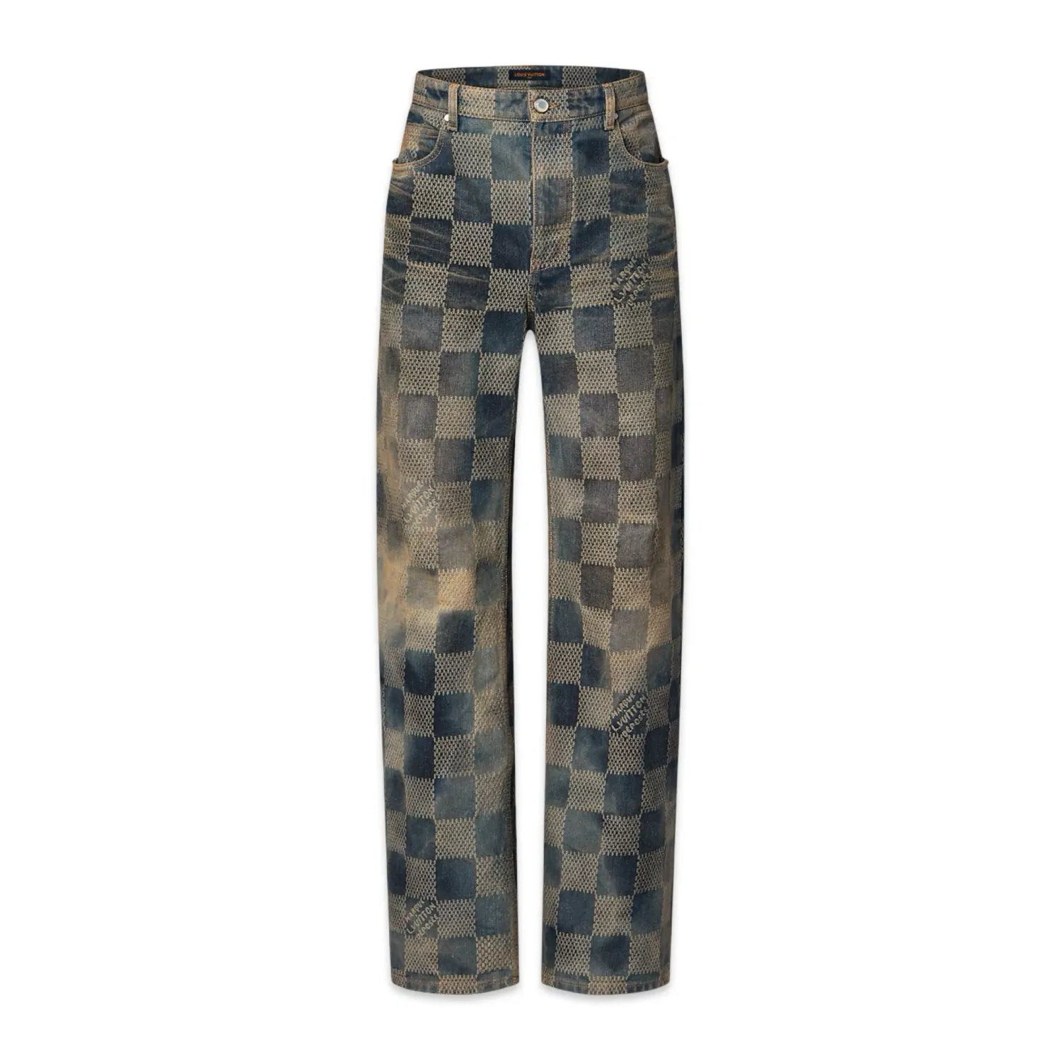 Louis Vuitton Calças de skate Damier Denim
