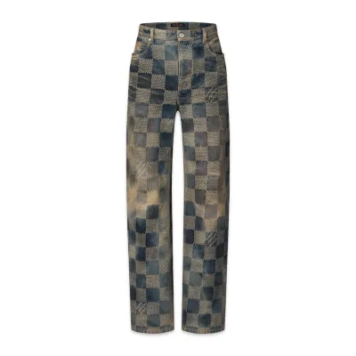 Louis Vuitton Calças de skate Damier Denim