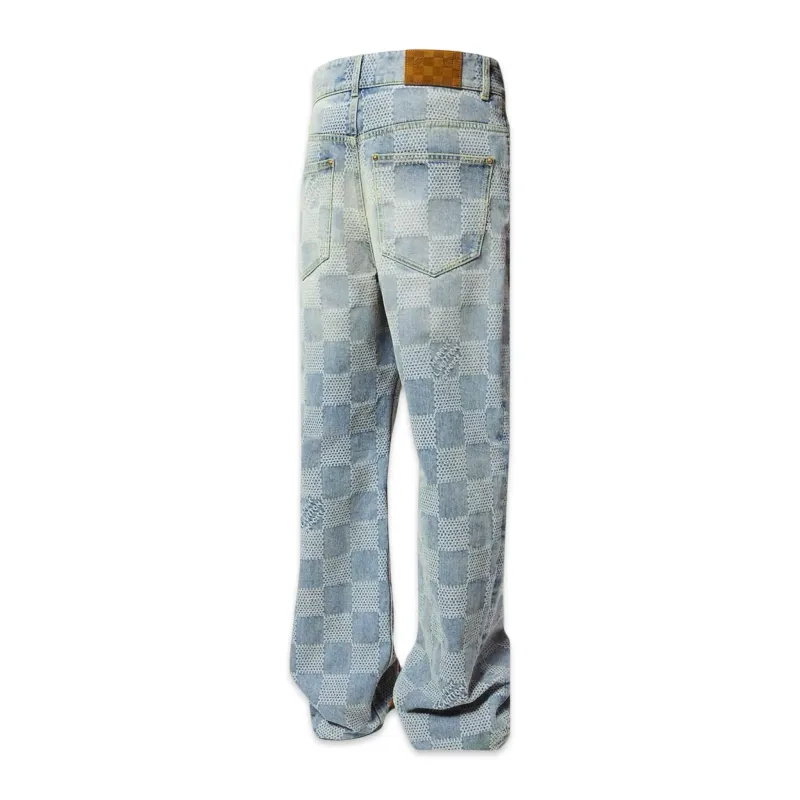 Louis Vuitton Calças de skate Damier Denim