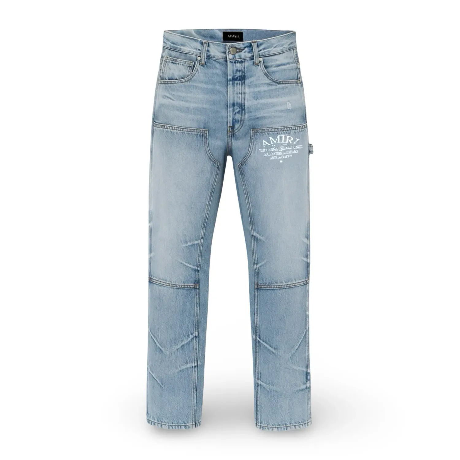 Amiri Carpenter Straight-leg Jeans Blue