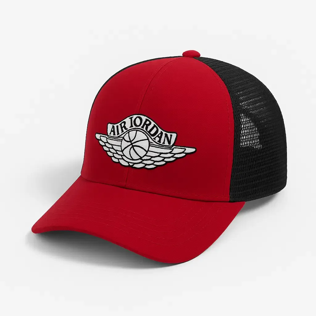 Air Jordan Wings hat trucker Red &amp; Black