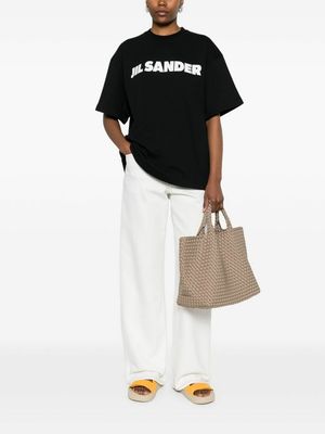 JIL SANDER LOGO T-shirt Black & white