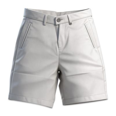 Short masculino estilo chino White