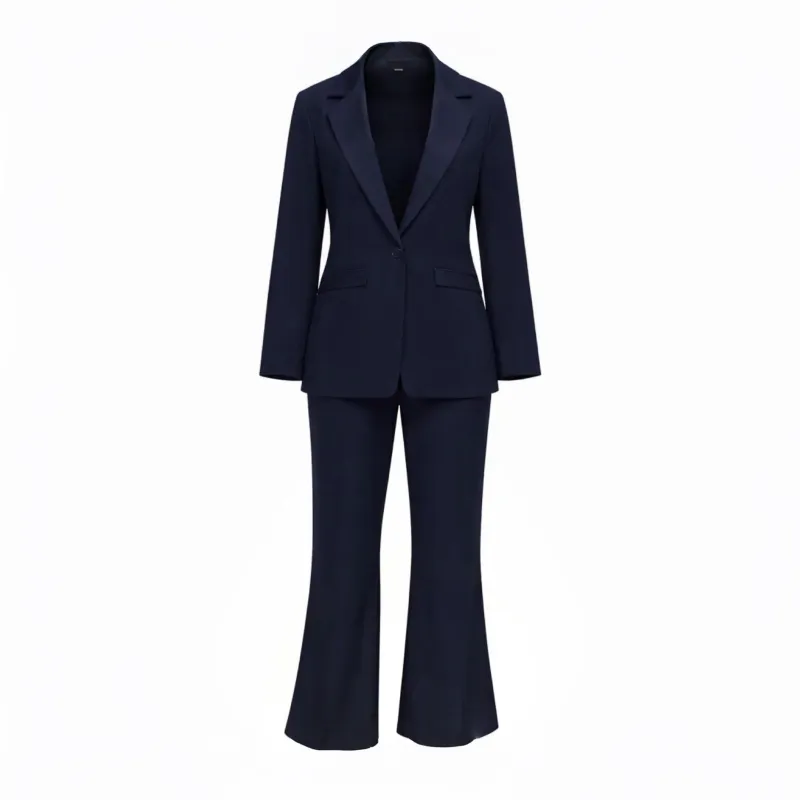 Fato Feminino Elegance Blue Marine Tailored Suit WMNS