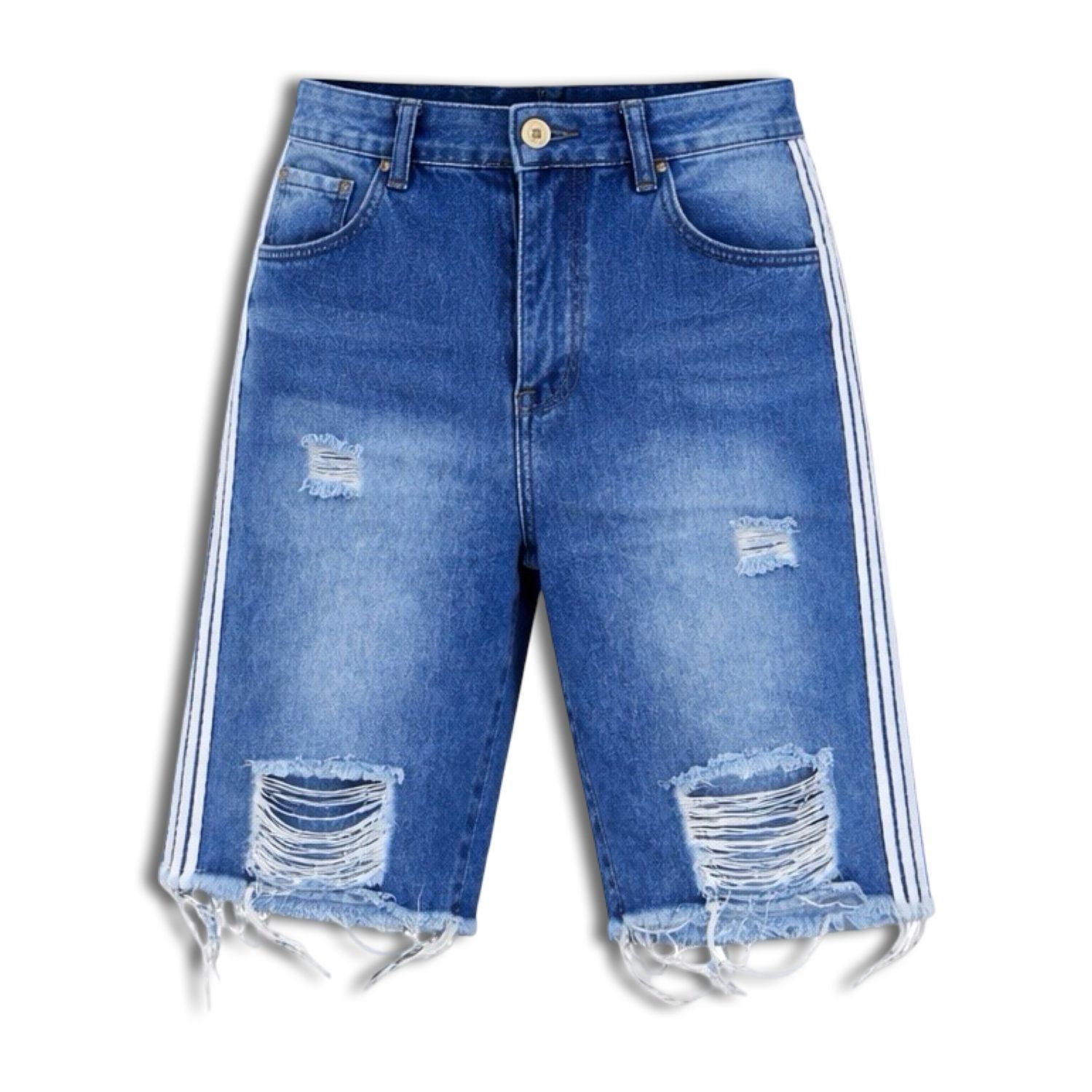 Style-Free Estes calções de ganga azuis 