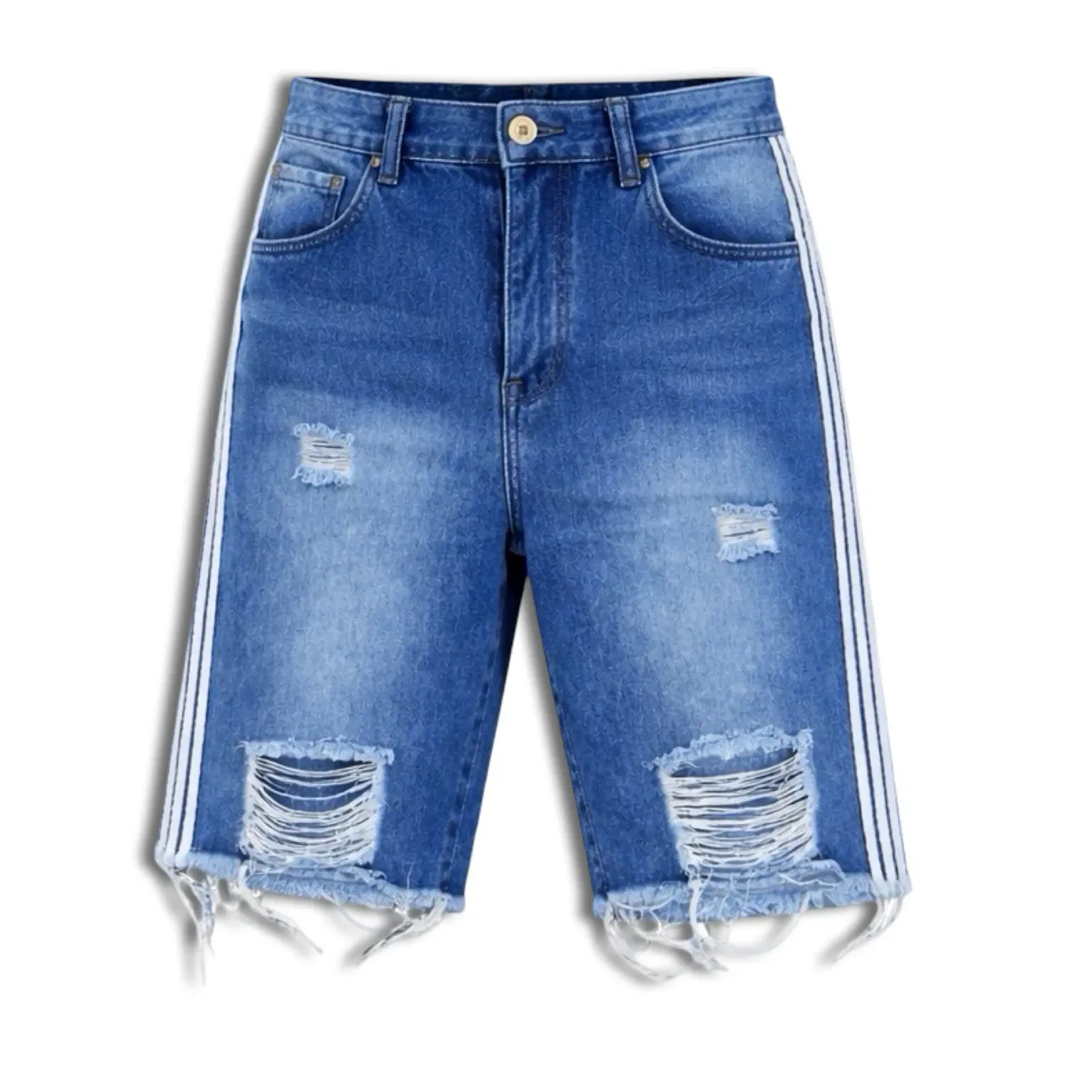 Style-Free Estes calções de ganga azuis