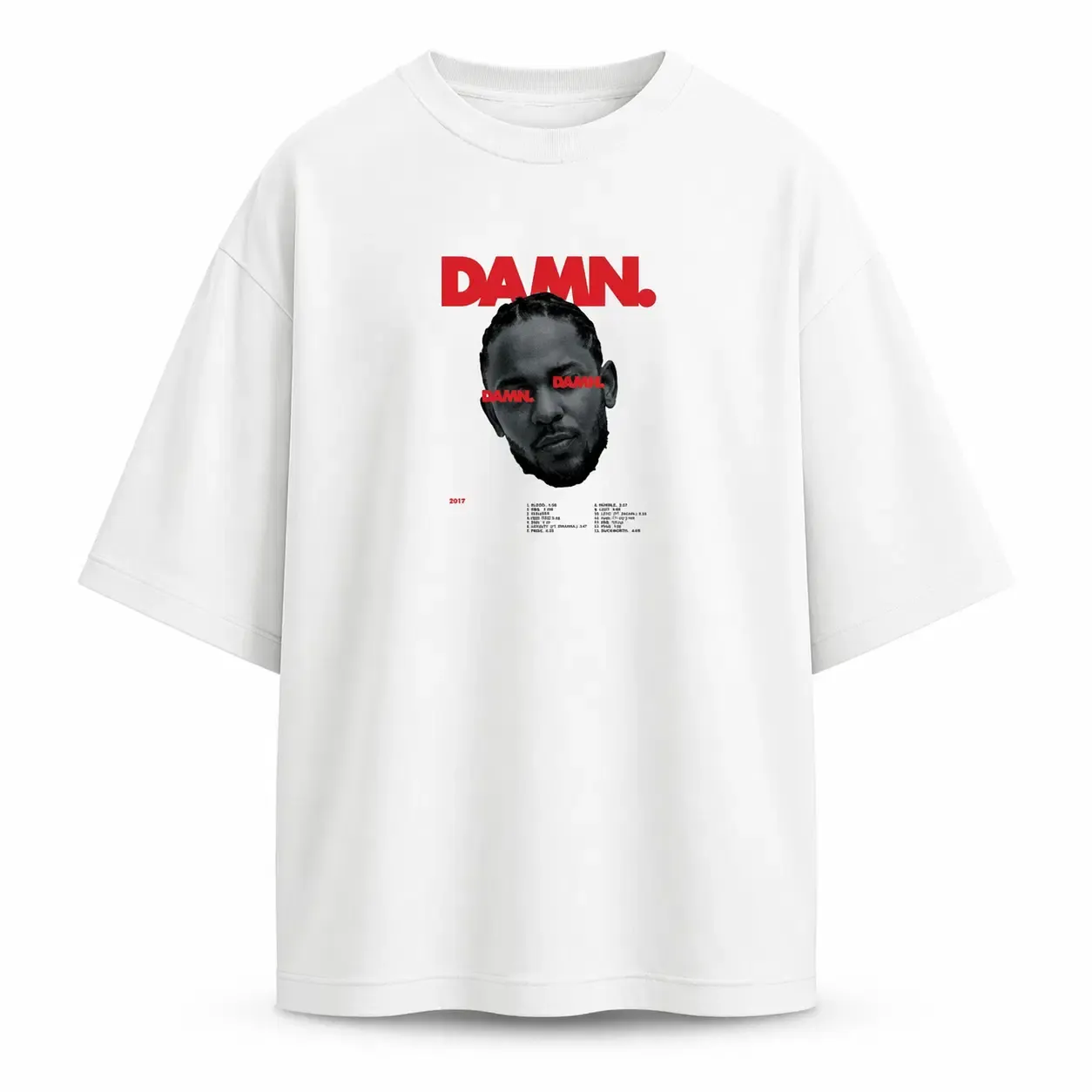 Kendrick Lamar DAMN T-Shirt Vintage White