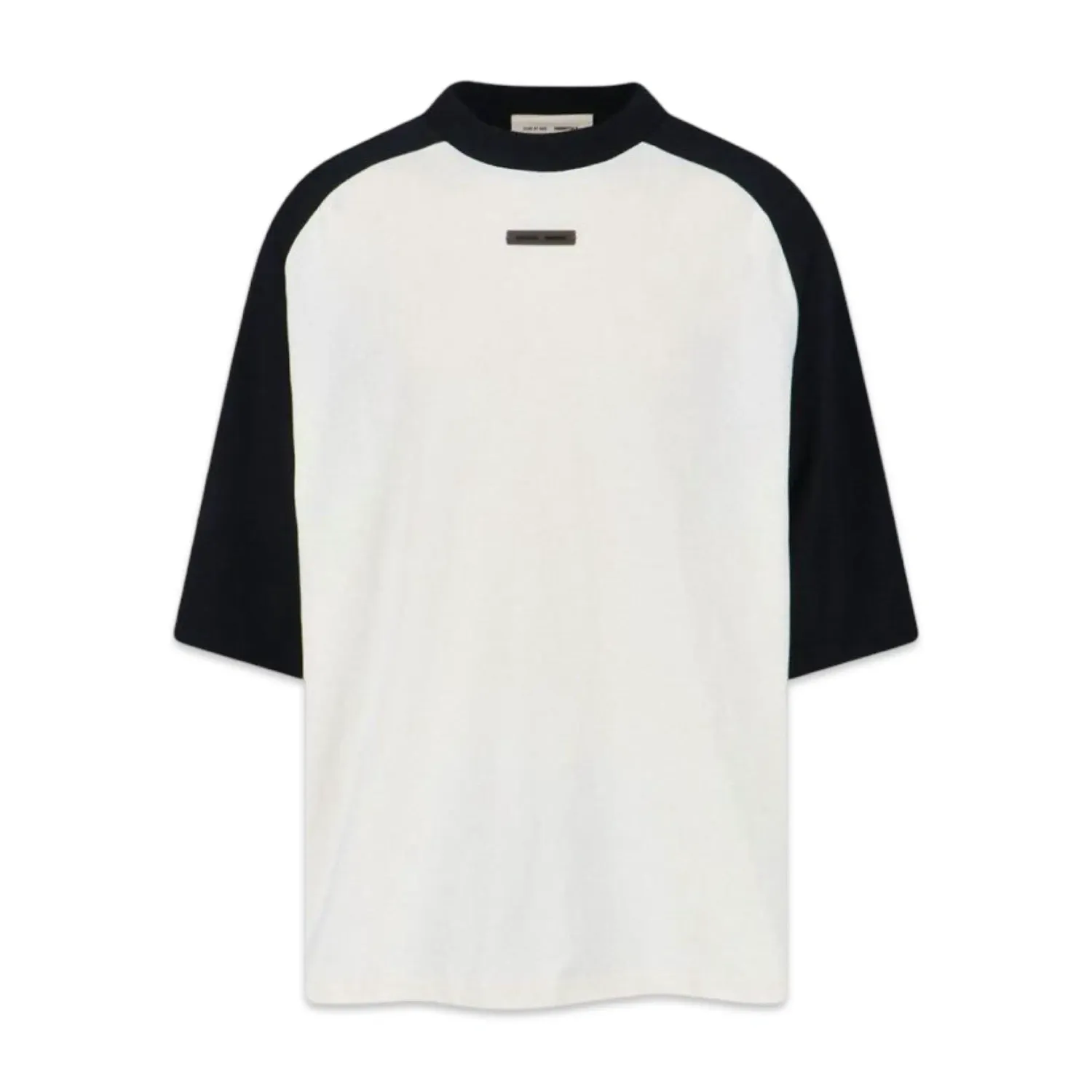 Fear Of God Essentials Baseball Tee Off-White &amp; Black