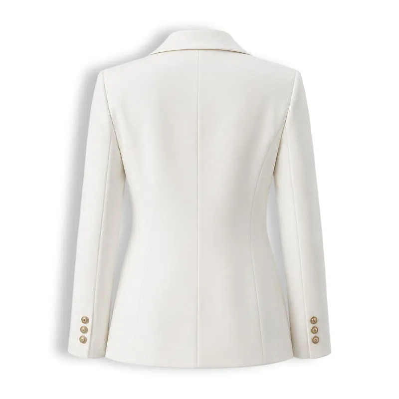 TBS Blazer Branco com Botões Dourados
