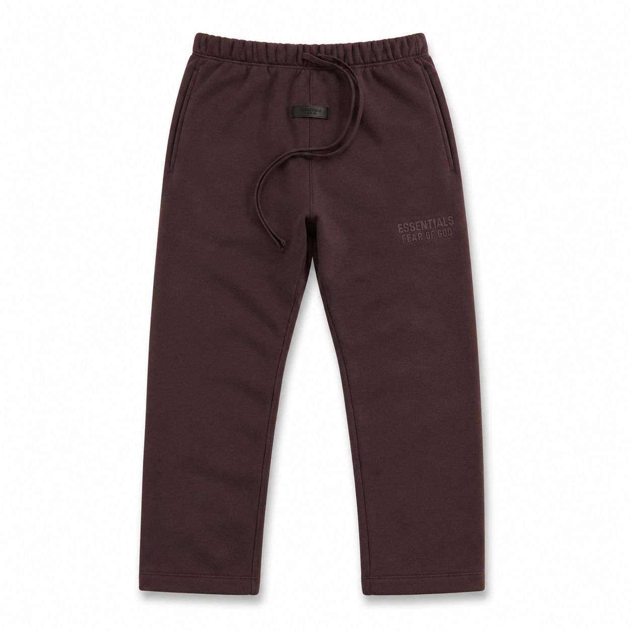 Fear of God Essentials Relaxed Sweatpants Plum (Bainha aberta)