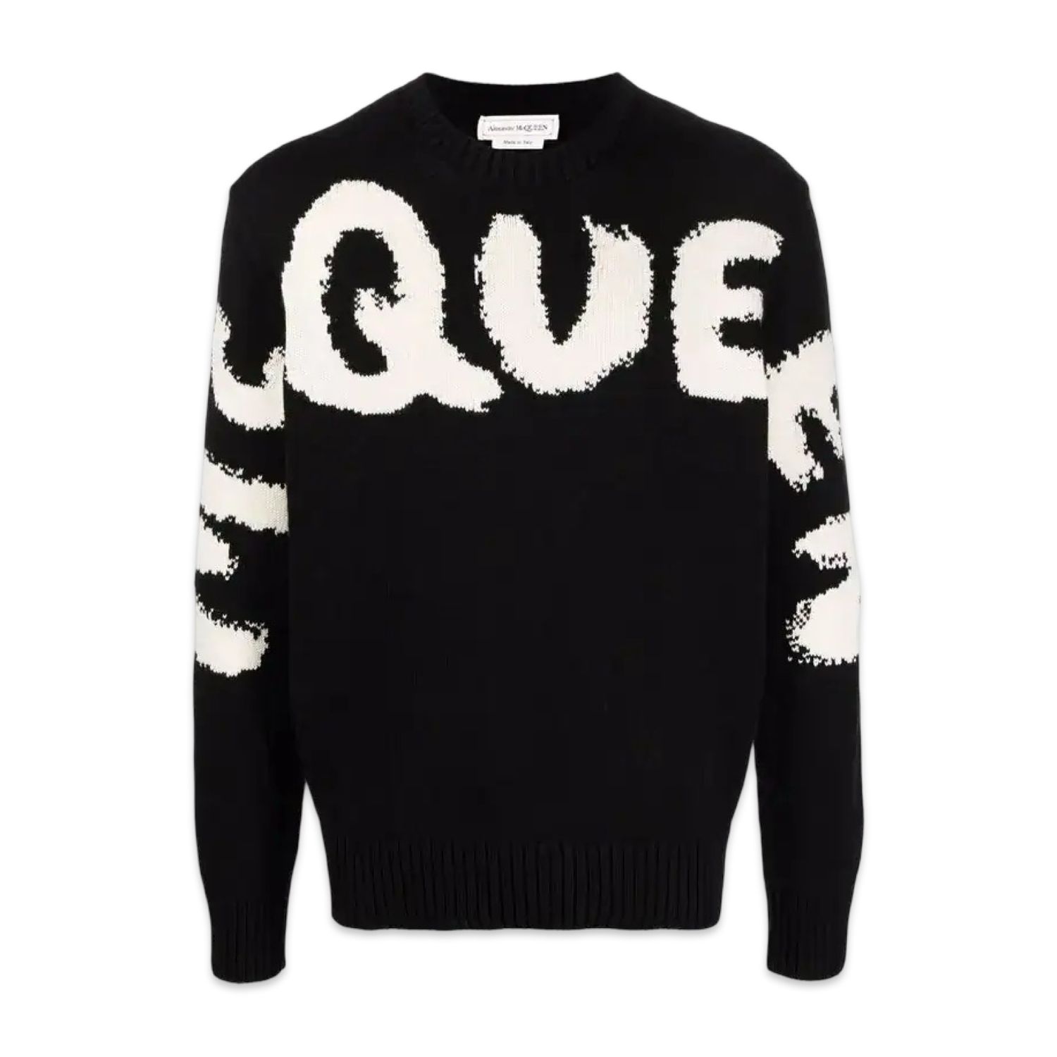 Alexander McQueen suéter de algodão com Logotipo 