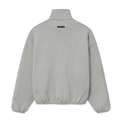Fear of God Essentials Modern Fit Fleece Track Jacket cinza