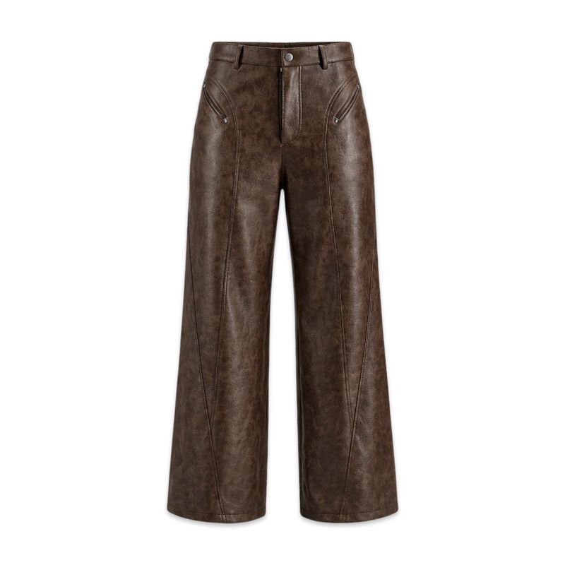 TBS Calça Pantalona Terra Veste – Couro Chocolate TBS Calça Pantalona Terra Veste – Couro Chocolate
