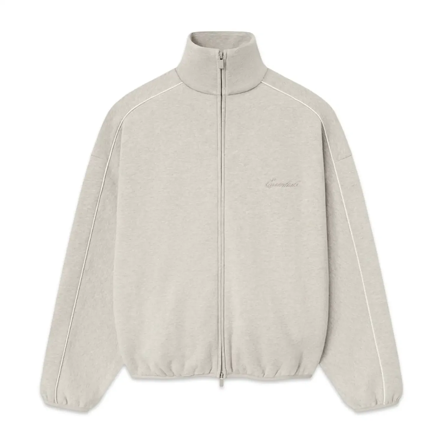 Fear of God Essentials Modern Fit Fleece Track Jacket Timber