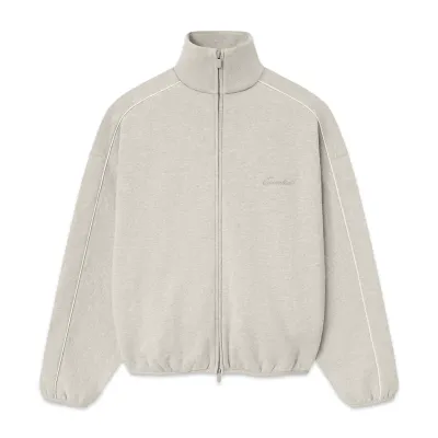 Fear of God Essentials Modern Fit Fleece Track Jacket Timber