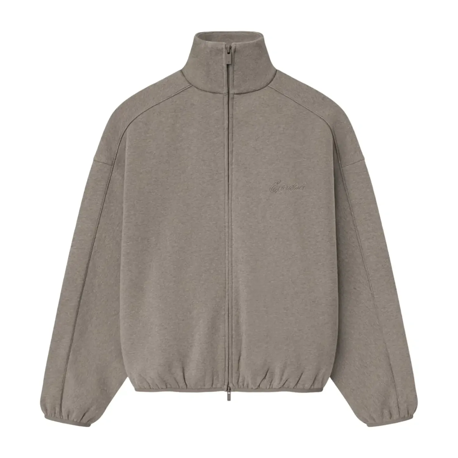 Fear of God Essentials Modern Fit Fleece Track Jacket Dune
