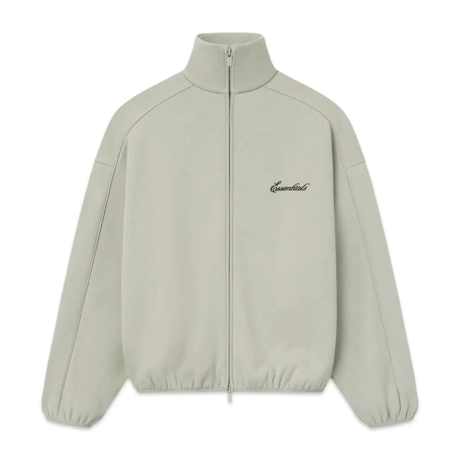 Fear of God Essentials Modern Fit Fleece Track Jacket A. Stone