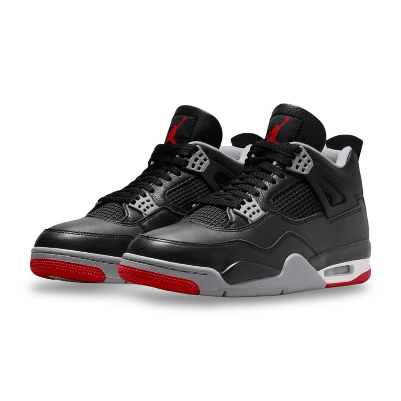 Air Jordan 4 Retro "Bred Reimagined" (GS) - Black Air Jordan 4 Retro "Bred Reimagined" (GS) - Black