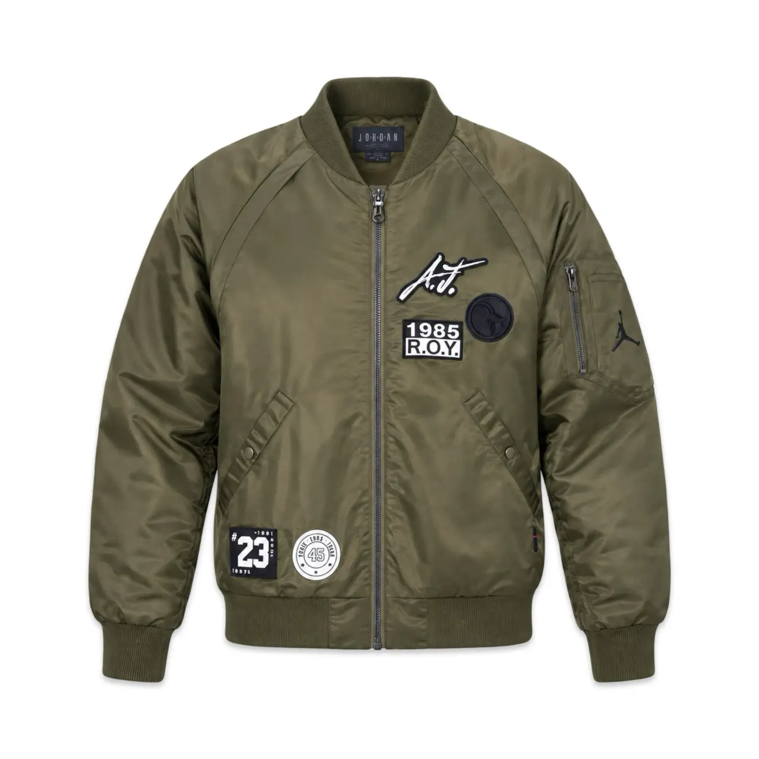 Jordan Legacy MA-1 Bomber Jacket Olive – 1985 R.O.Y.