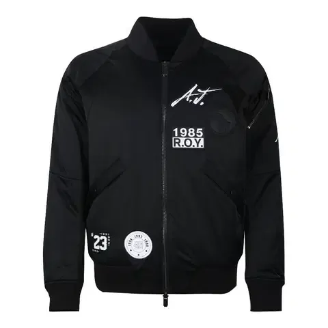 Jordan Legacy MA-1 Bomber Jacket Black – 1985 R.O.Y.
