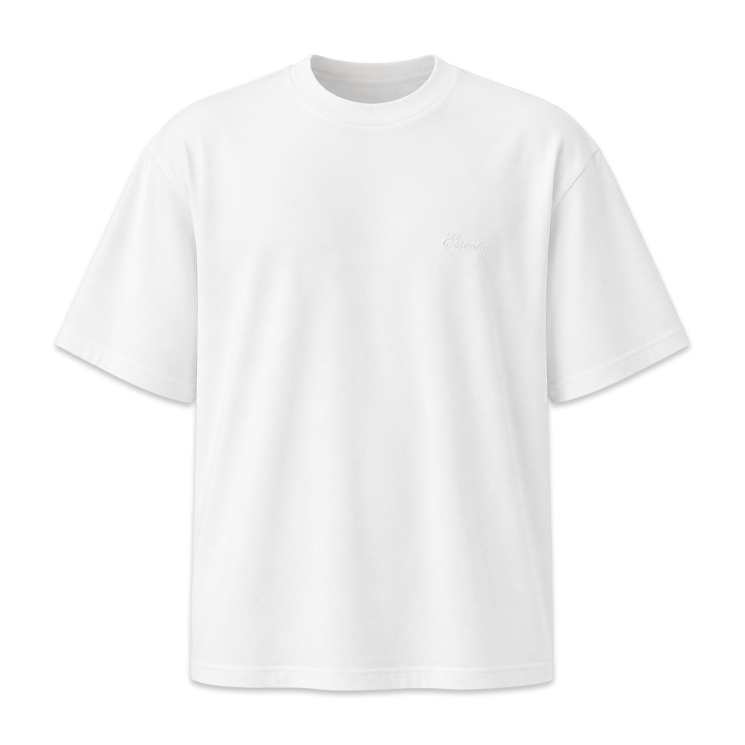 FOG Essentials Signature 90s Logo Embroidered T-Shirt – White