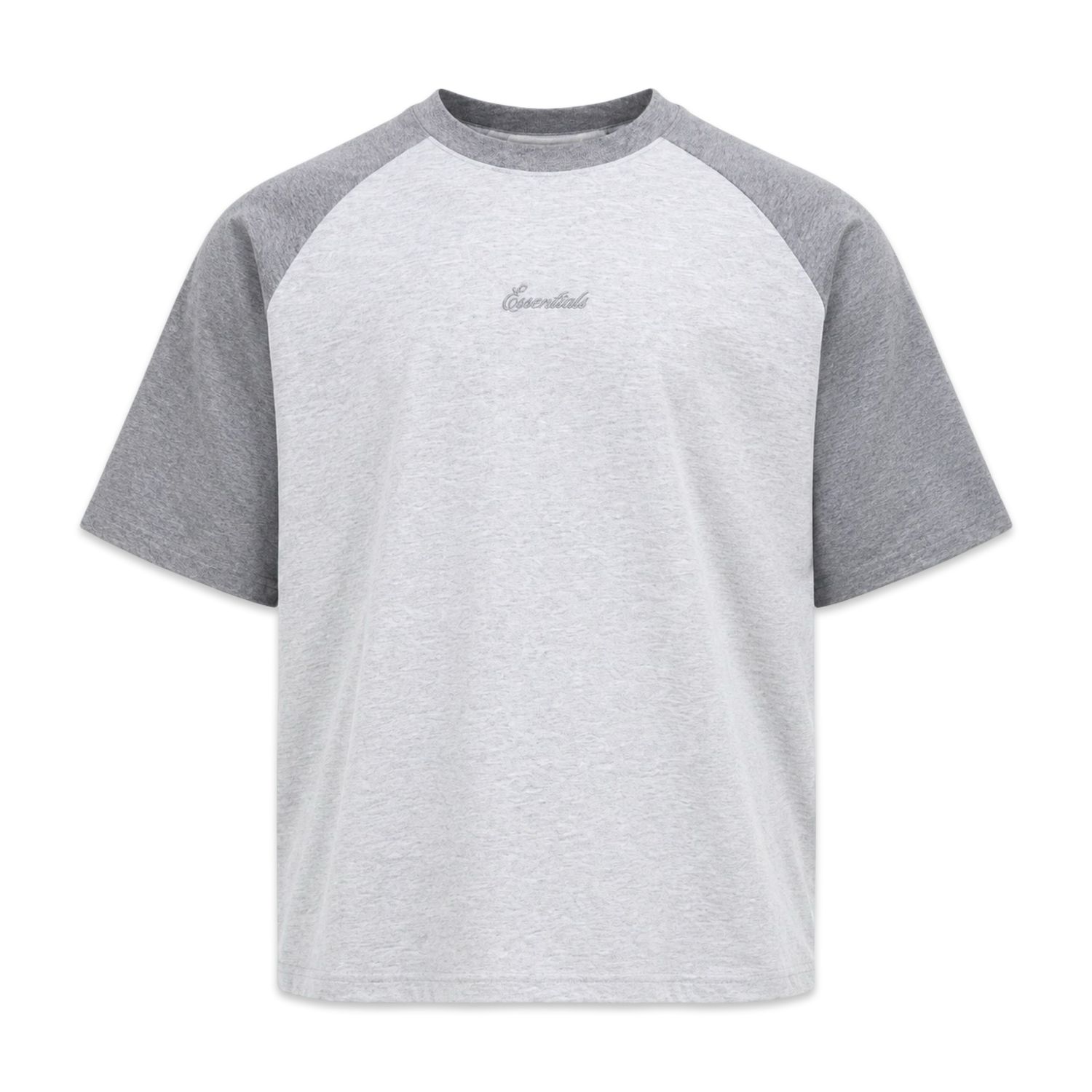 FOG Essentials Signature 90s Raglan T-Shirt – Heather Grey FOG Essentials Signature 90s Raglan T-Shirt – Heather Grey
