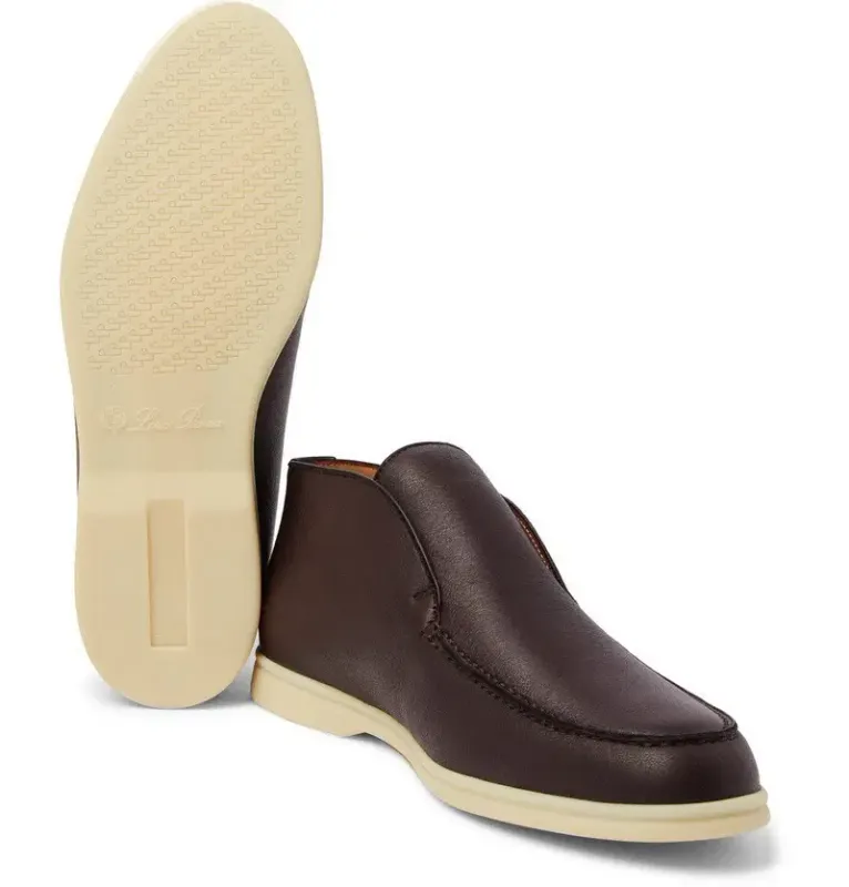 Loro Piana Open Walk Leather Dark Brown