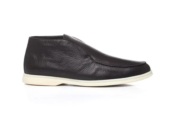 Loro Piana Open Walk Leather Black