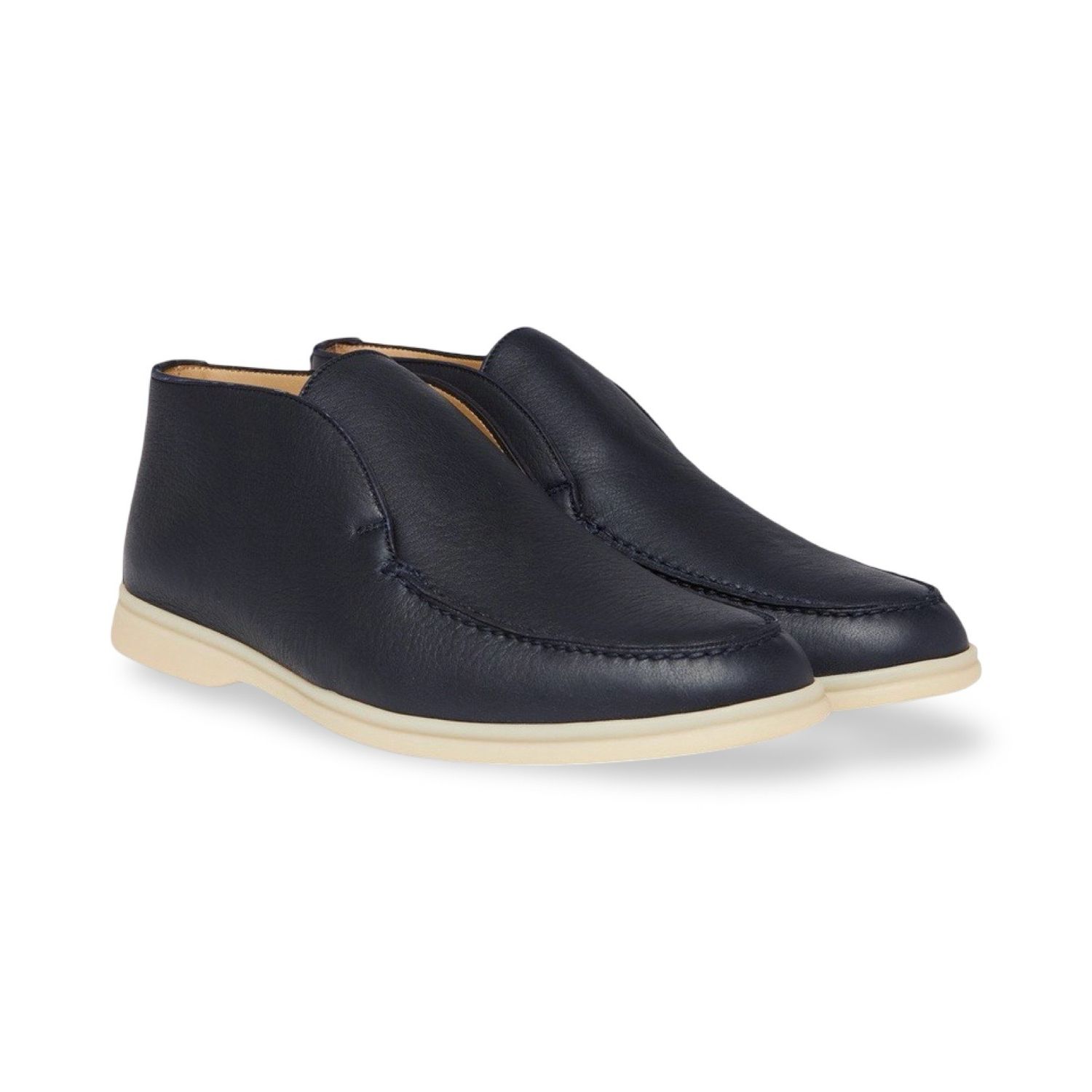 Loro Piana Open Walk Leather Blue Navy