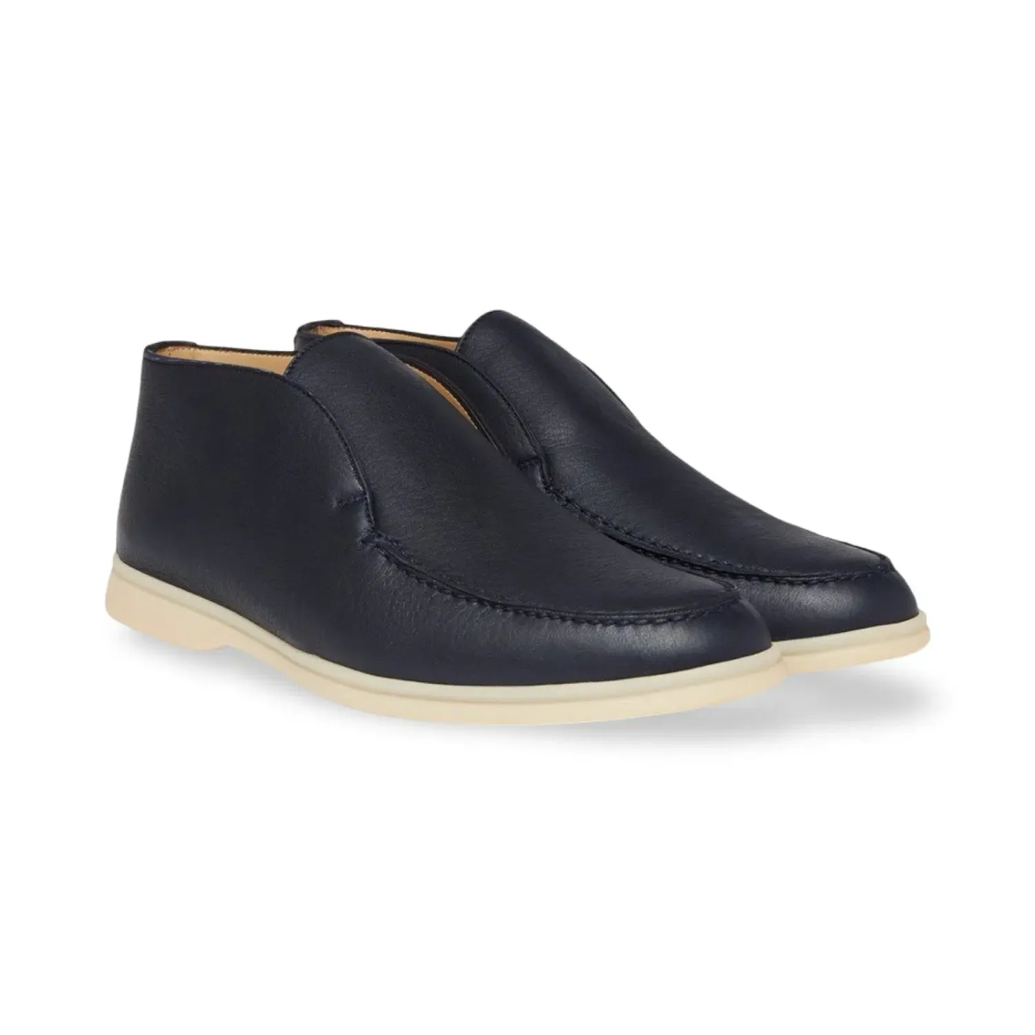 Loro Piana Open Walk Leather Blue Navy