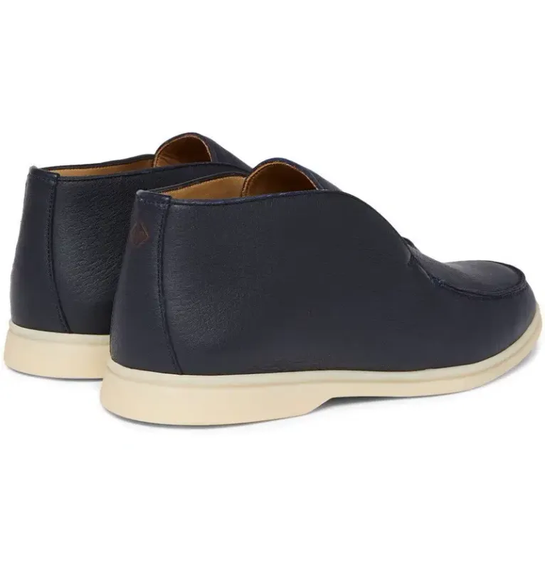 Loro Piana Open Walk Leather Blue Navy