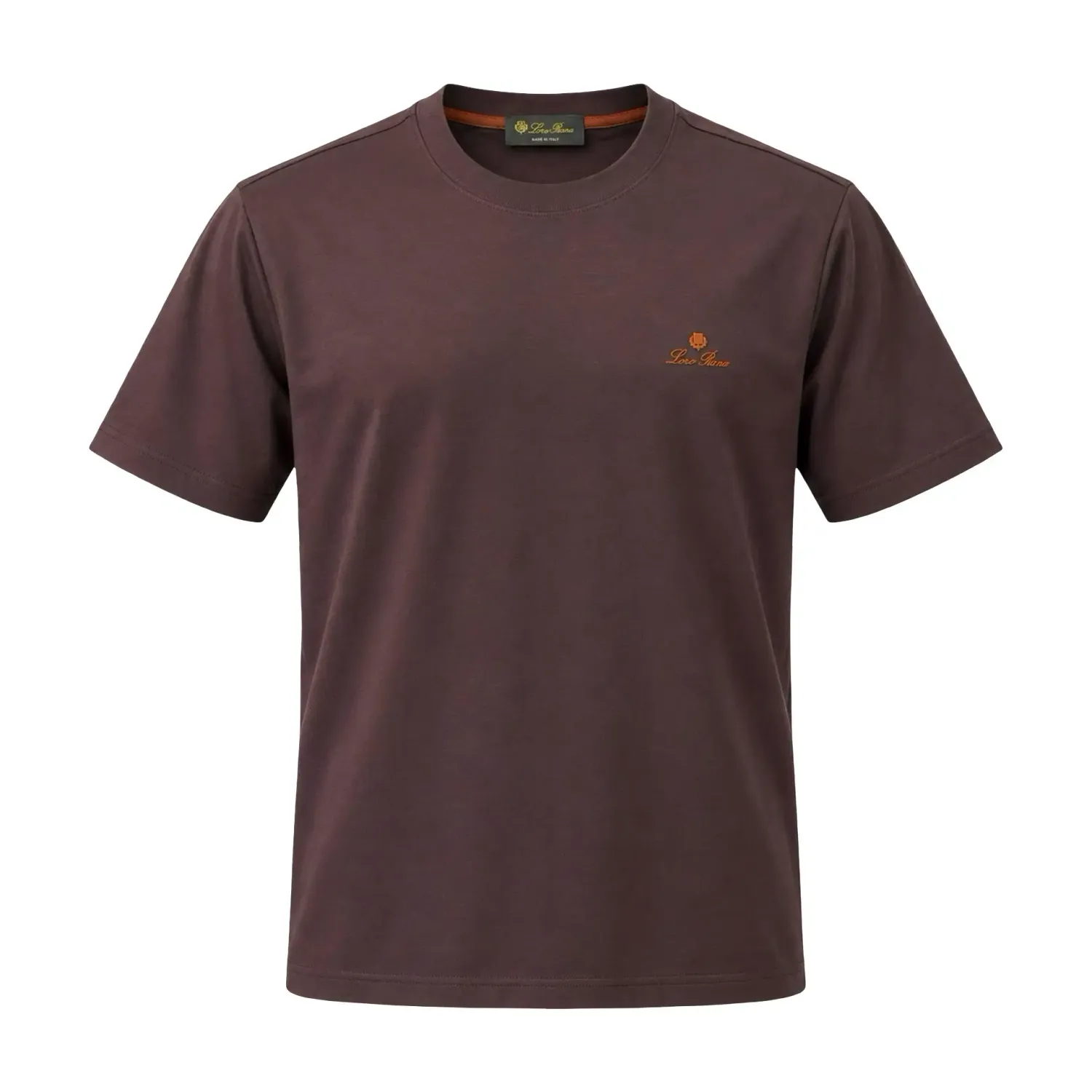 Loro Piana T-shirt Smooth Jersey Dark Brown