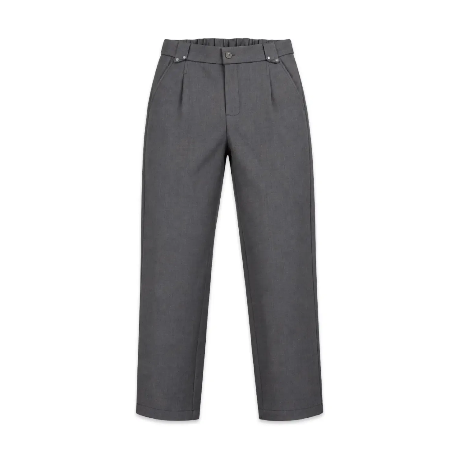 TBS Tailored Relaxed Trousers grey/brown