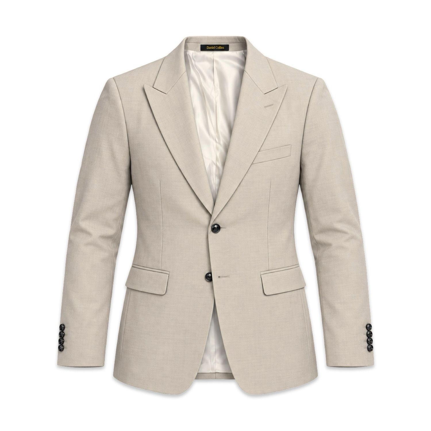 Daniel Collins 3-Piece Suit Beige
