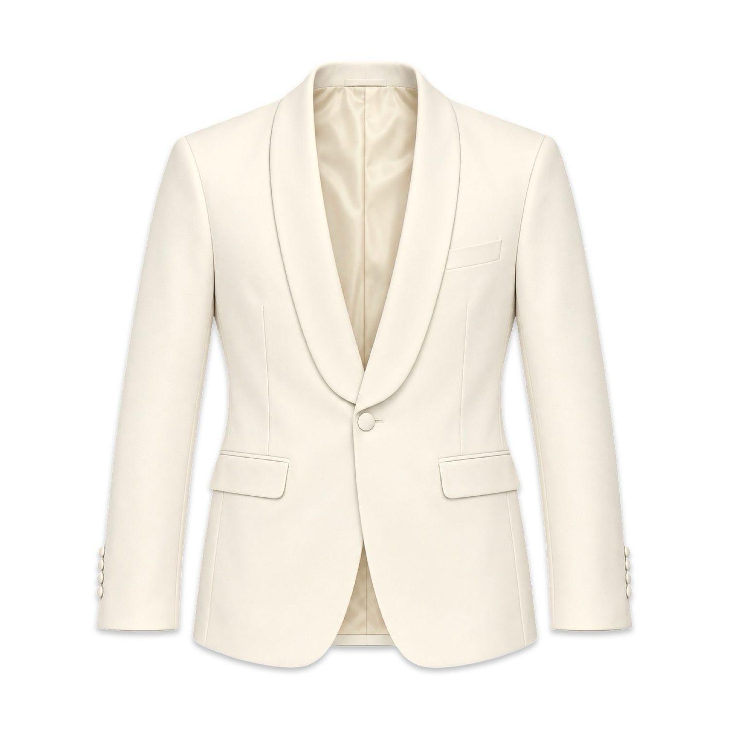 TBS 2-Piece Tuxedo Suit Ivory
