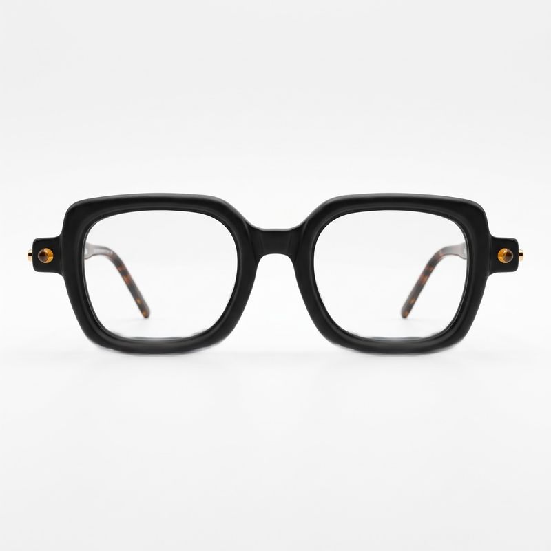Kuboraum Mask P4 — Óculos em Acetato Preto