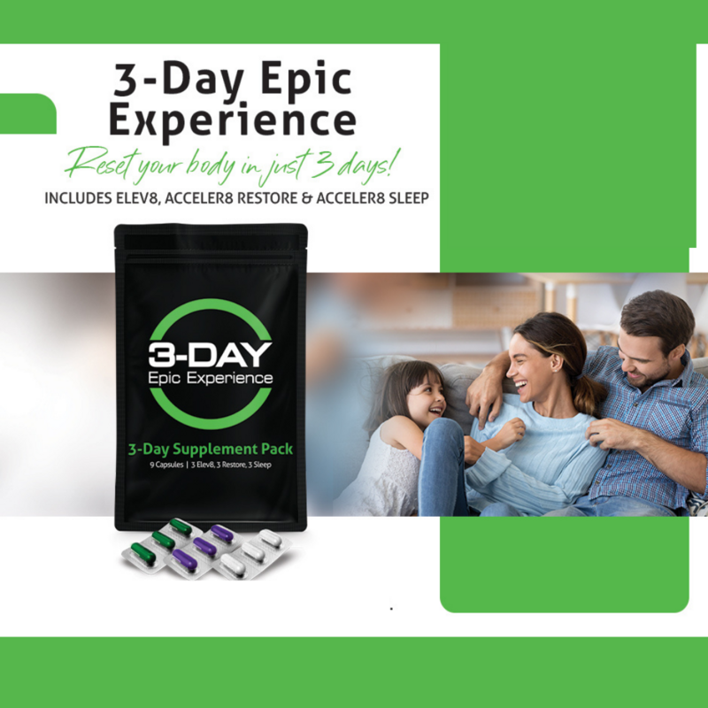 3 DAY POWER PACK SAMPLE KIT with Vitamin Sticks, Lemonade &amp; BKeto