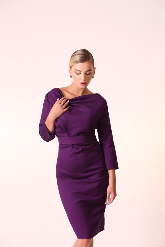 “Ambitious purple” dress
