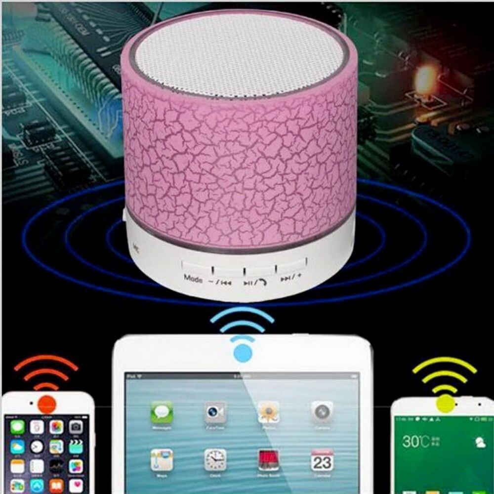 Portal LED Mini Bluetooth Speaker with FM Radio