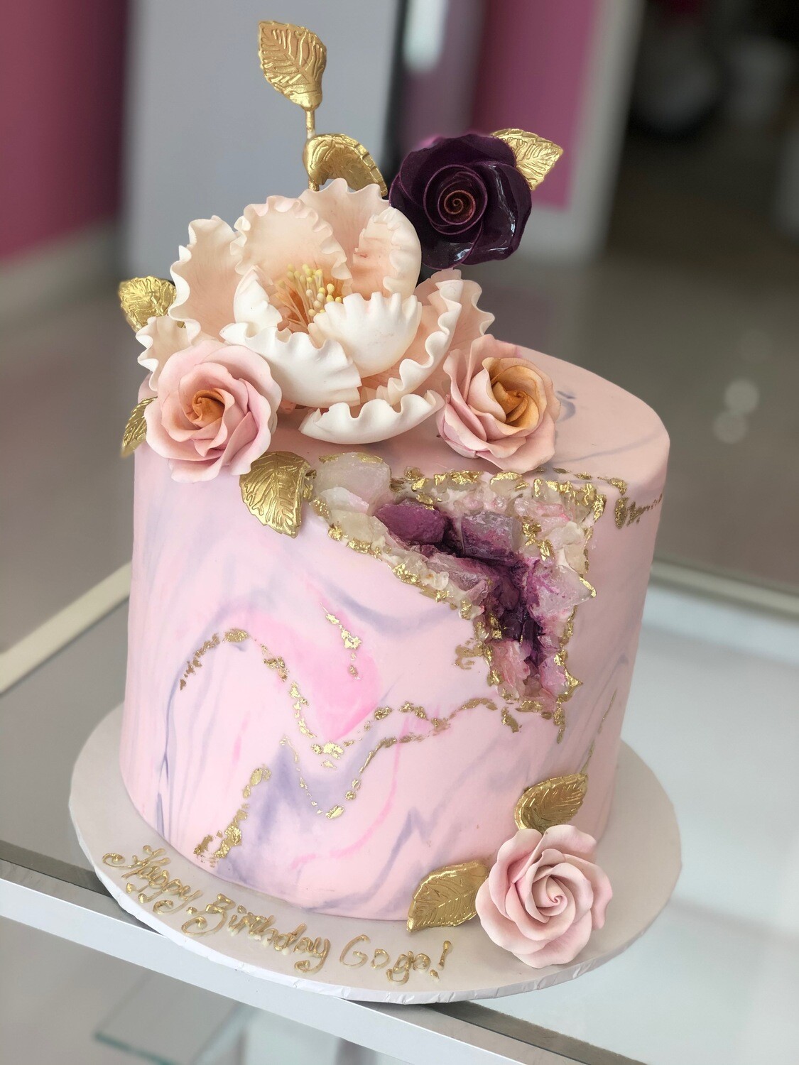One Tier Celebration Cake