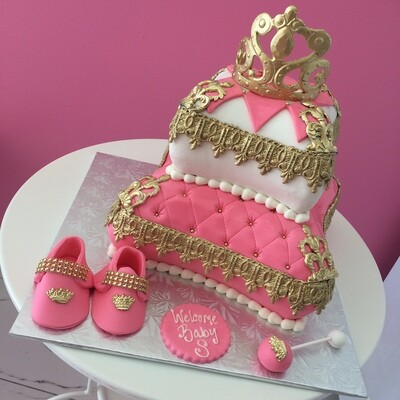 Two Tier Pillow Cake