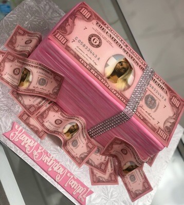 Money Stack Cake
