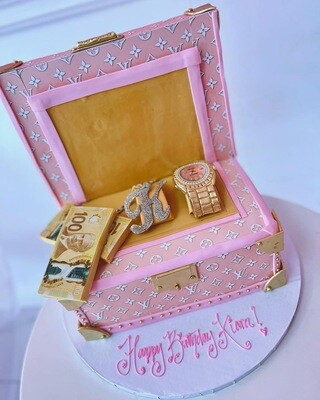 Designer Watch Box Cake