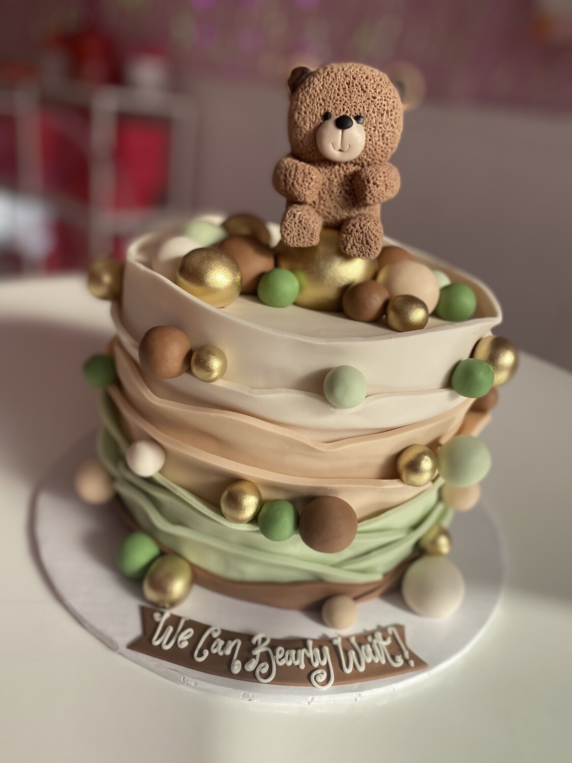 Create Your Own One Tier Baby Shower Cake
