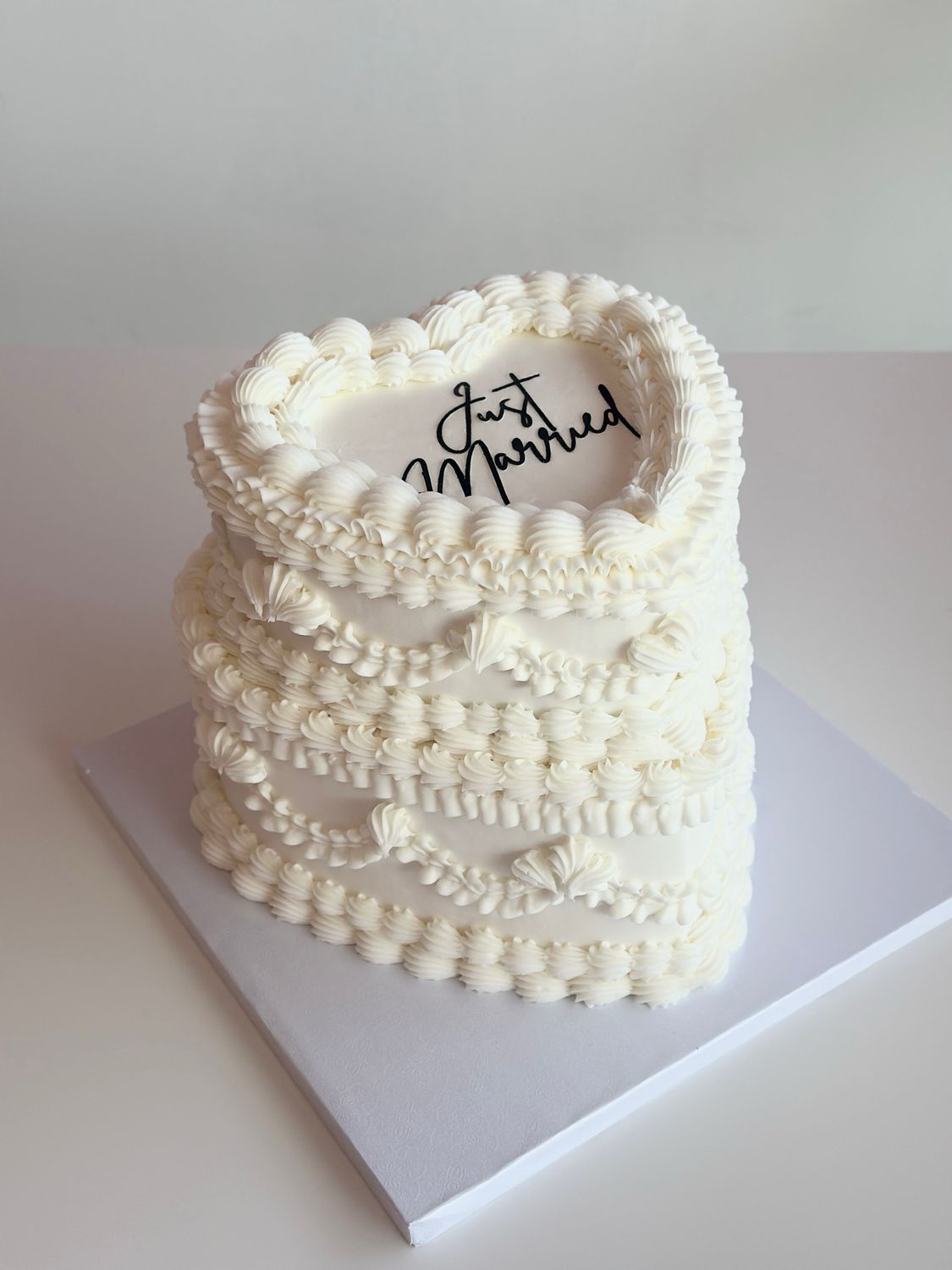 Create Your Own Two Tier Heart Cake