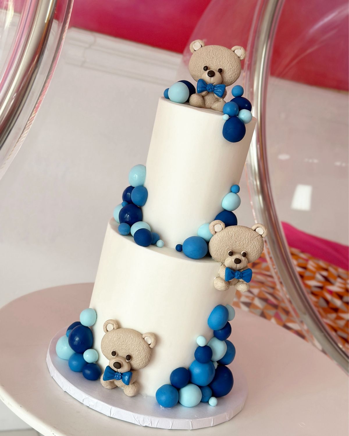 We Can Bearly Wait Baby Shower Cake